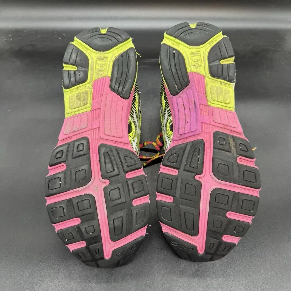 Asics Gel Preleus Shoes Womens Size 10 Yellow Pink Athletic Trainers Sneakers - Picture 6 of 8